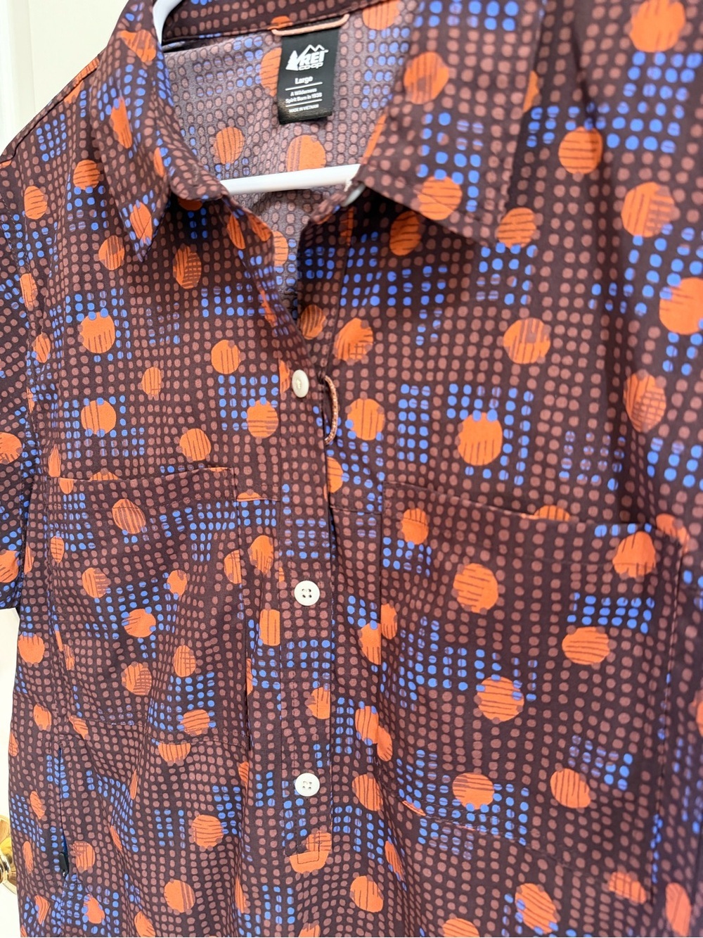 REI Women’s Co-op Trailmade Shirt | Outdoors Hiking Athletic Performance | L - Picture 3 of 8
